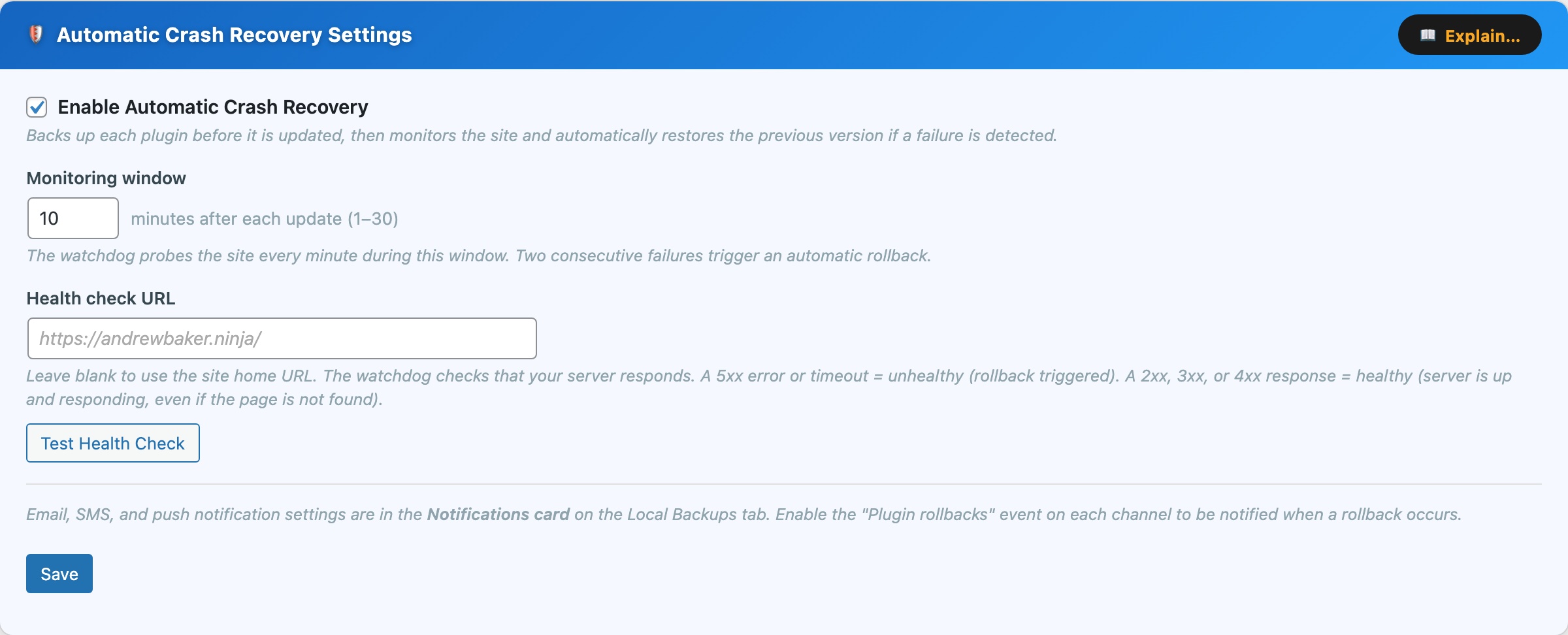 CloudScale Backup & Restore — Free WordPress Backup Plugin with One-Click Restore & Cloud Sync — Automatic Crash Recovery screenshot
