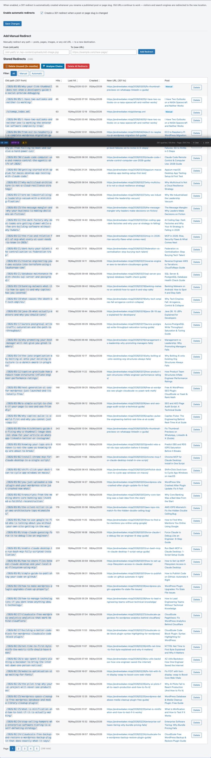 Automatic Redirects