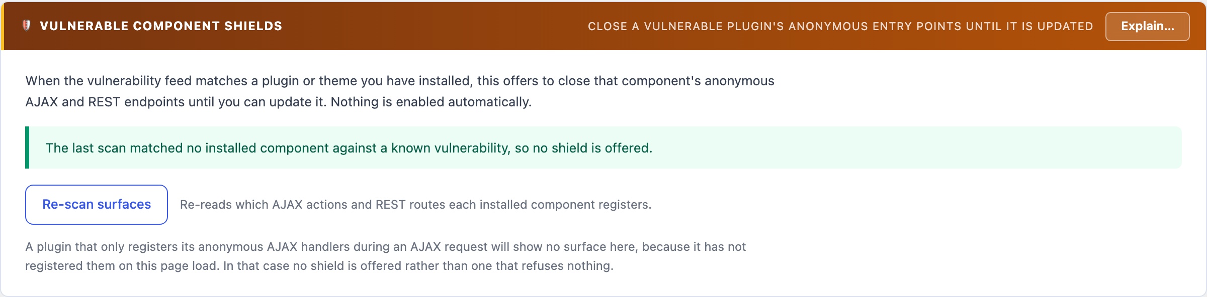 WordPress vulnerable plugin shields closing anonymous AJAX and REST endpoints until the plugin is updated